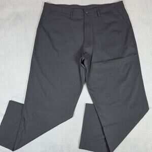 Champion Duo Dry Golf Pants Men's 40x30 Black Performance Stretch Flat Front Cas